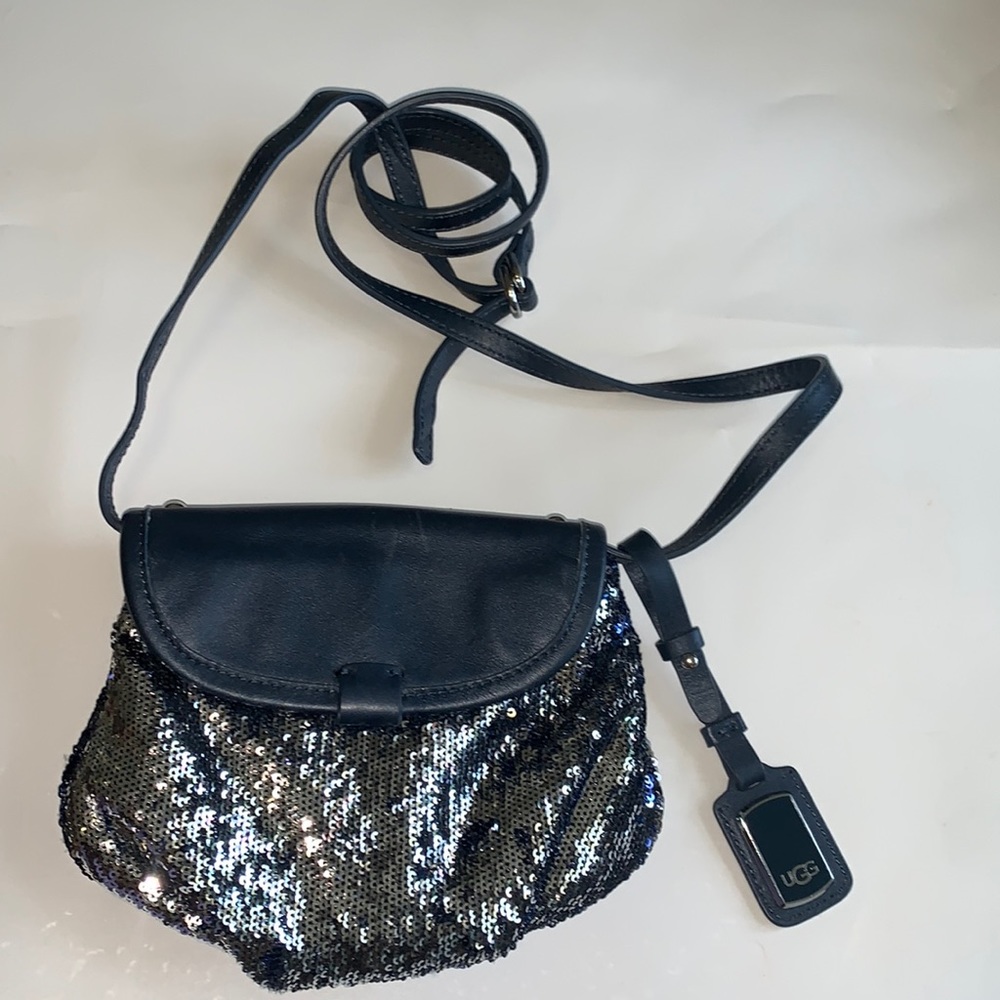 UGG sequins crossbody bag navy